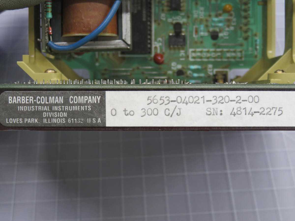 BARBER COLMAN 5659-0402-1-320-2-00 CONTROLLER T235395 - AUTOMATION & CONTROLS