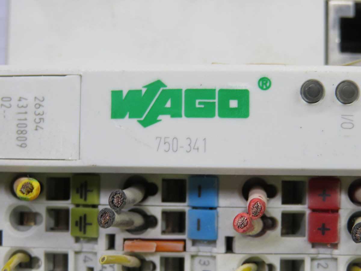 WAGO 750-341 ETHERNET TCP IP FIELDBUS COUPLER T255272 - PLC MODULES