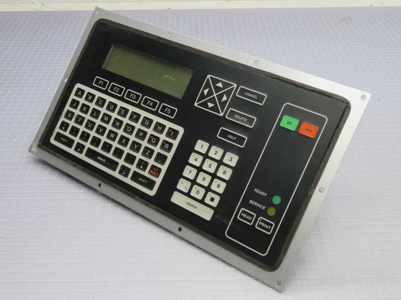 VIDEOJET EXCEL CONTROL PANEL T270622 - OPERATOR CONTROLS