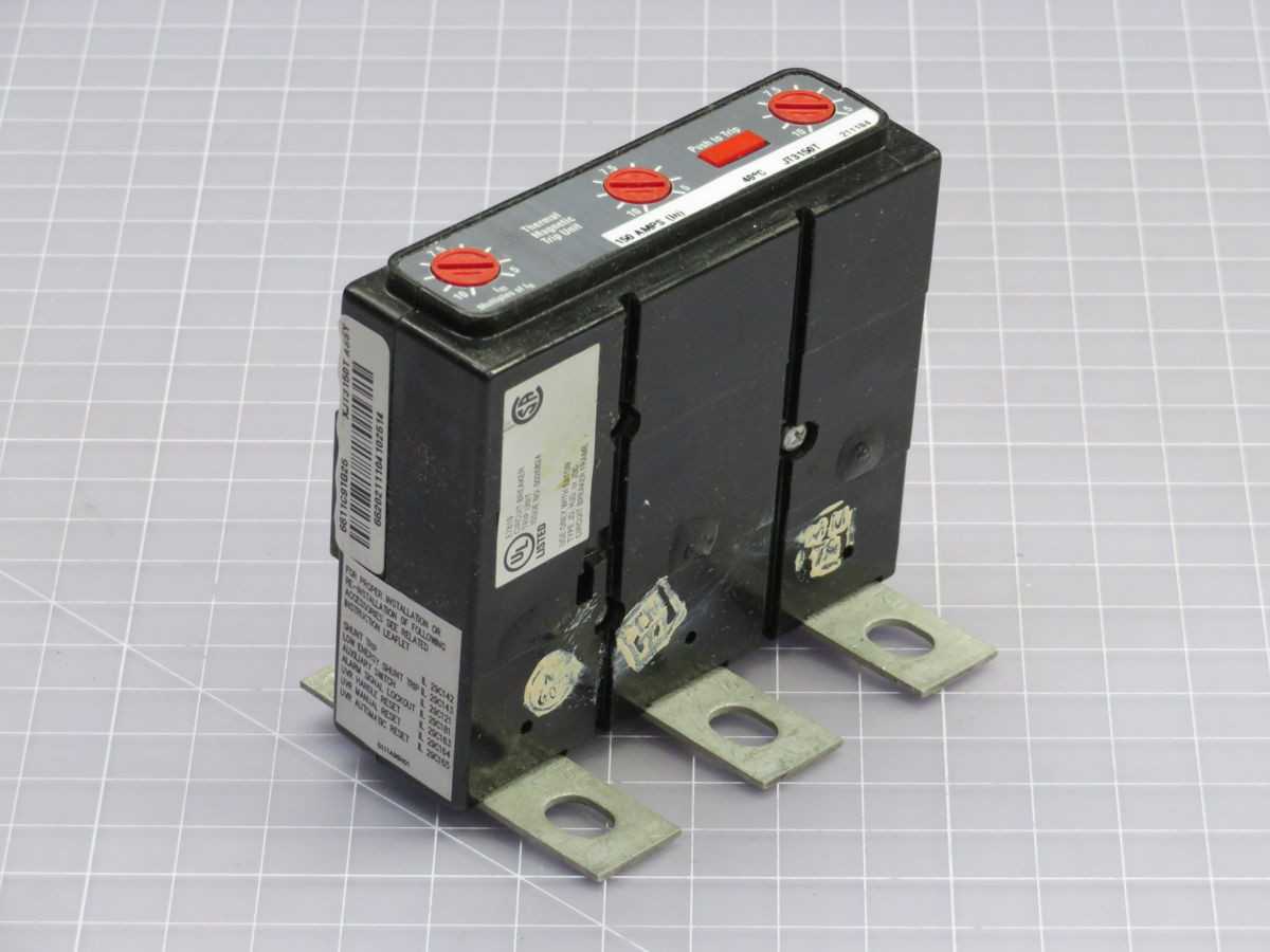Eaton JT3150T Thermal Magnetic Trip Unit T252187 - CIRCUIT BREAKERS