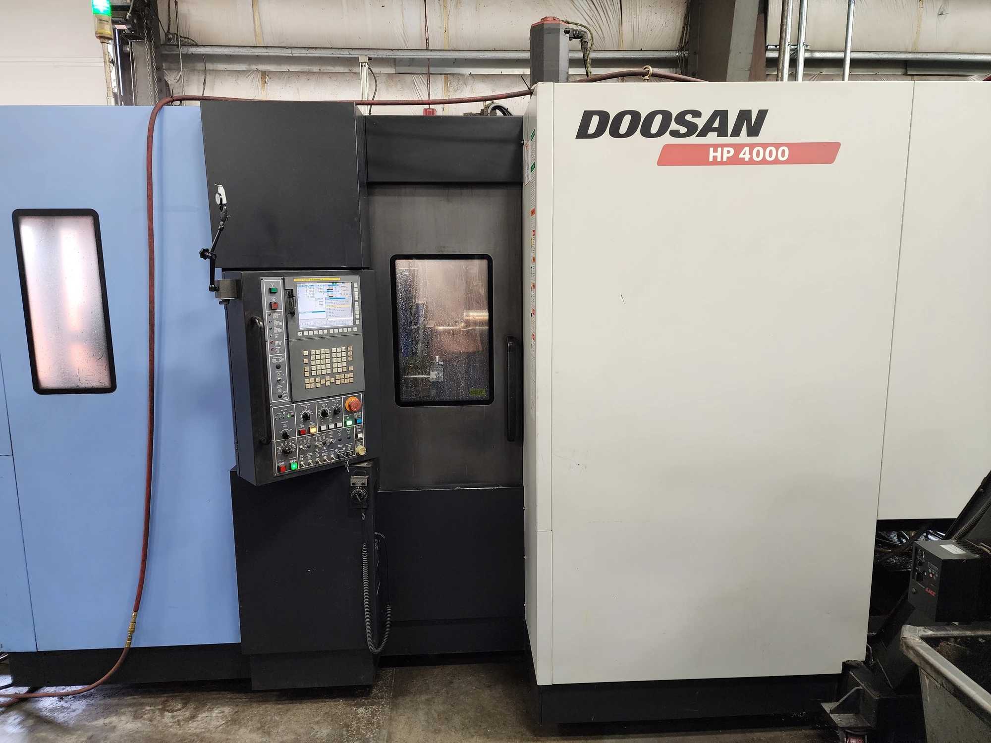 2012 Doosan HP4000 Horizontal Machining Center With FANUC Control & 22 HP Spindle - HORIZONTAL MACHINING CENTERS