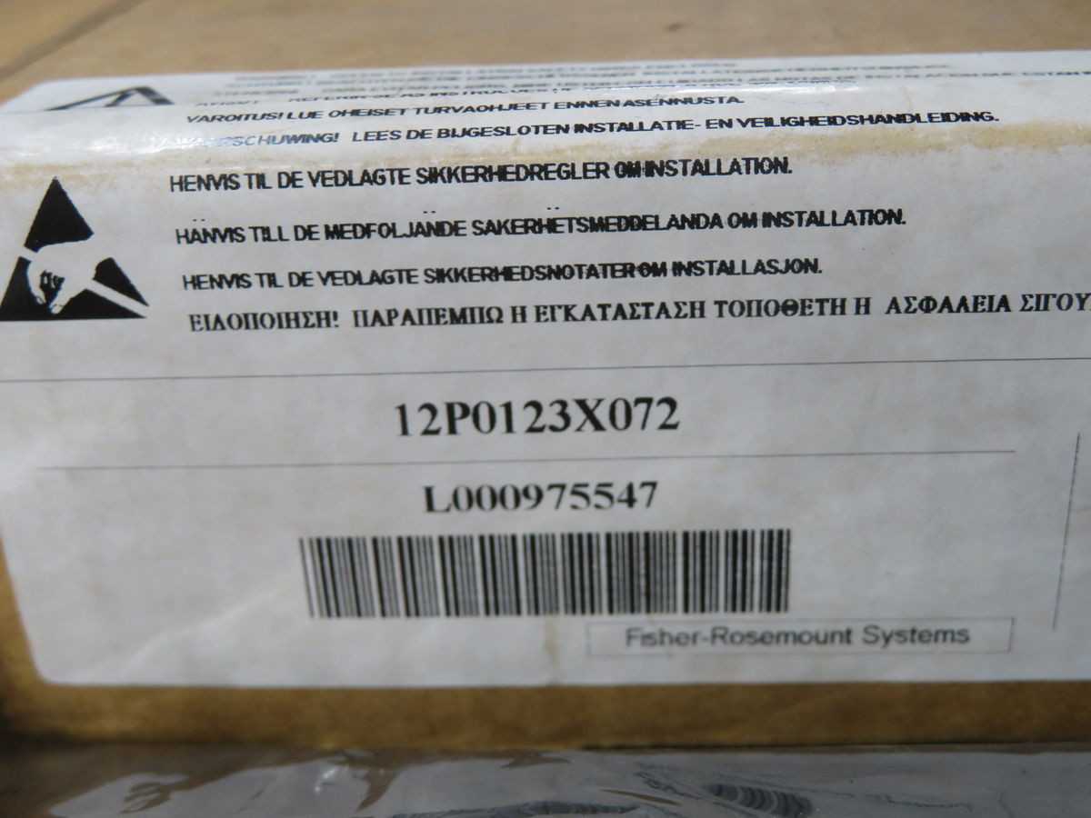 EMERSON CL6898X1-A1 ANALOG TERMINAL PANEL 24VDC T246441 - PLC MODULES