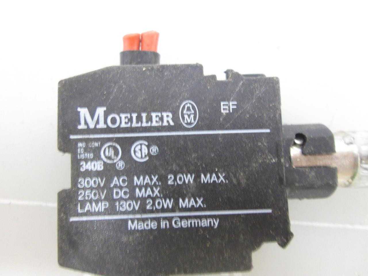 LOT OF 55 KLOCKNER MOELLER 340B EF CONTACT BLOCK T62523 - TERMINAL BLOCKS