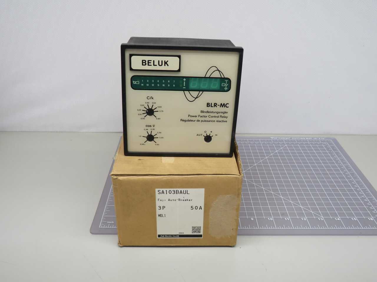 BELUK BLR-MC SA103BAUL POWER FECTOR CONTROL RELAY T160124 - CONTROL RELAY