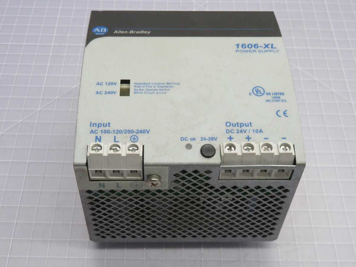 ALLEN BRADLEY 1606-XL240E POWER SUPPLY T219454 - AC VFD DRIVES