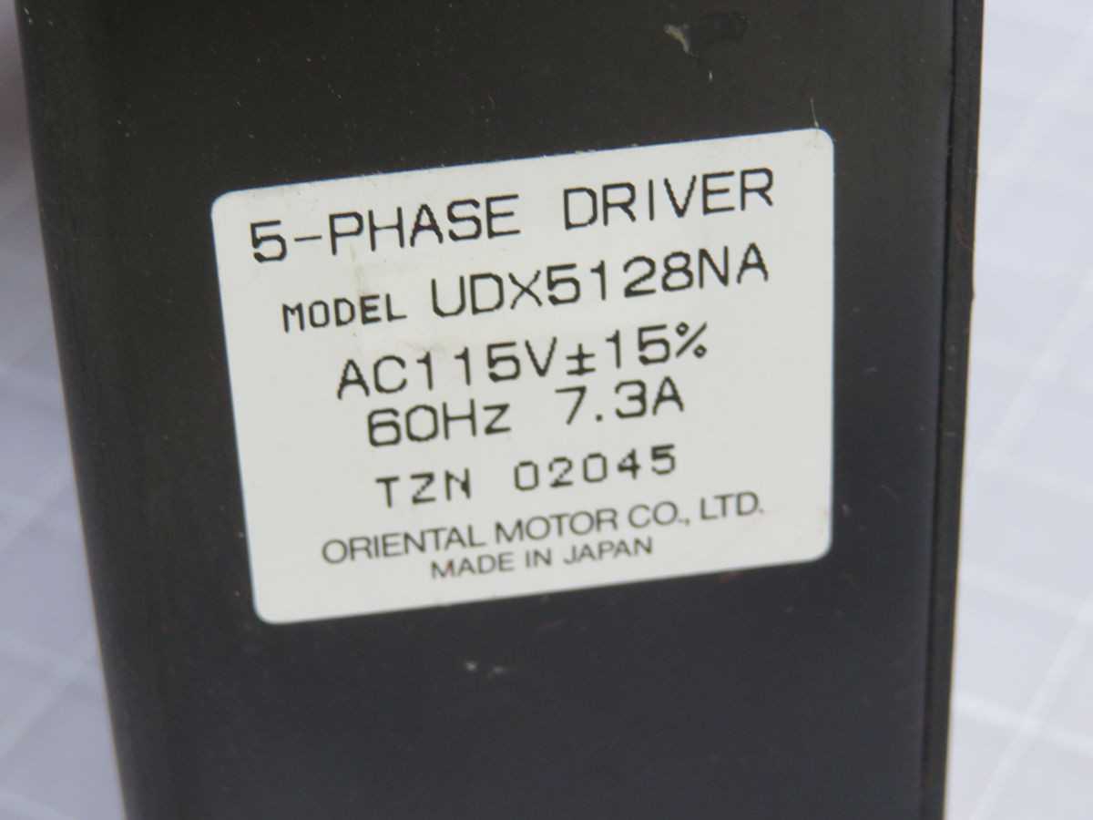 ORIENTAL MOTOR UDX5128NA STEPPER PHASE DRIVER T247560 - MOTOR DRIVES