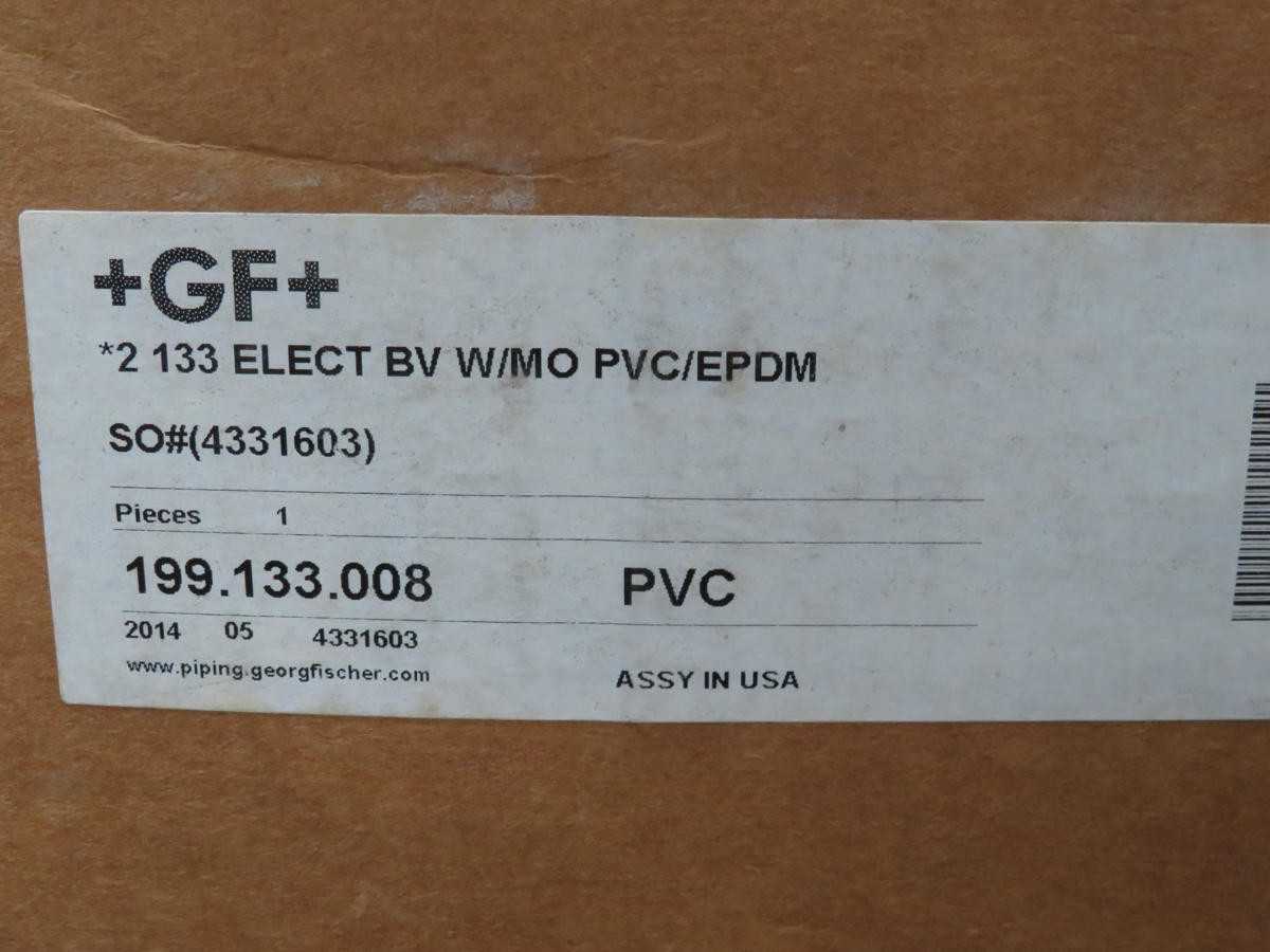 GF DN50 ELECTRONIC ACTUATED BALL VALVE T210026 - CONTROL VALVE