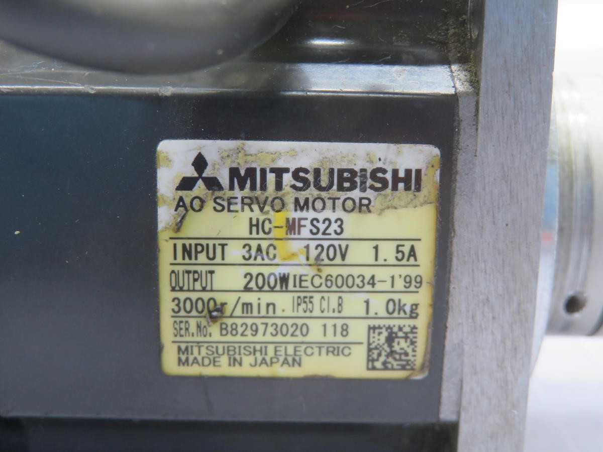 MITSUBISHI HC-MFS23 SERVO MOTOR T216346 - SERVO