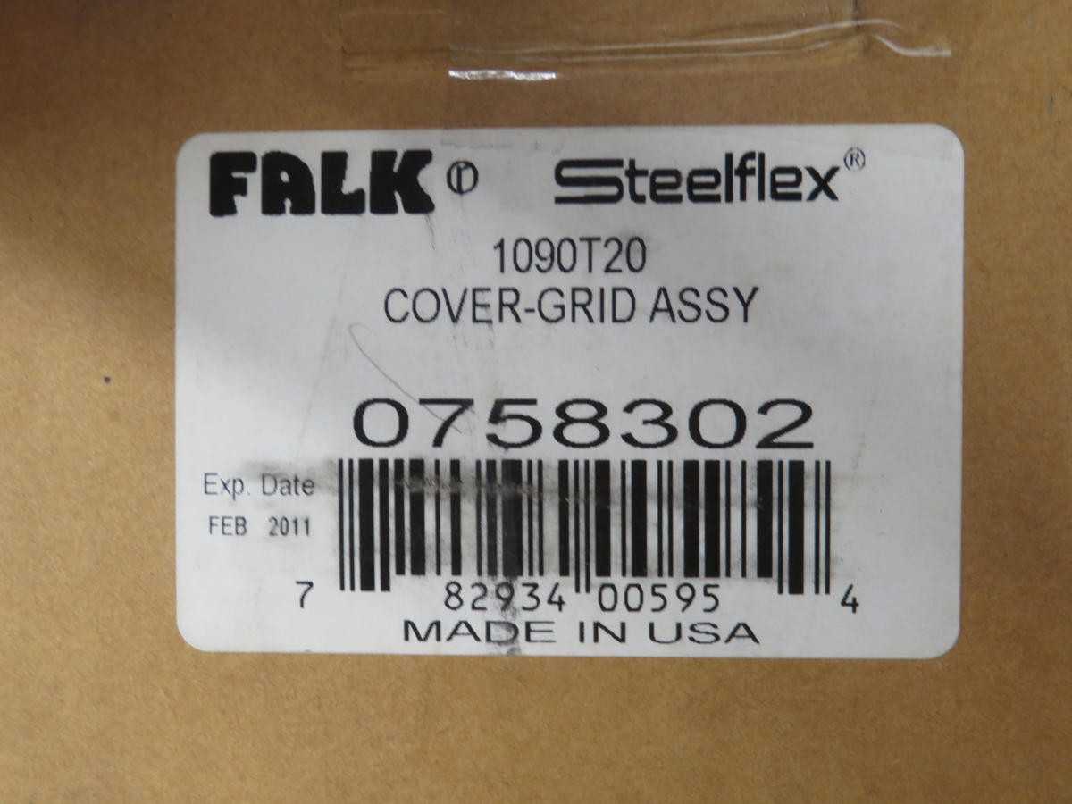 FALK 0758302 T20 SERIES VERTICALLY-SPLIT COVER GRID ASSEMBLIES T210474 - COVER & GRID ASSEMBLY