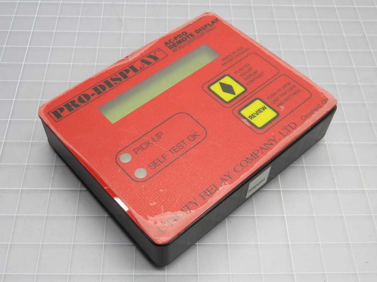 UTILITY RELAY AC-PRO T-349-4 MICRO-CONTROLLER BASED REMOTE DISPLAY T219378 - HMIS & DISPLAYS
