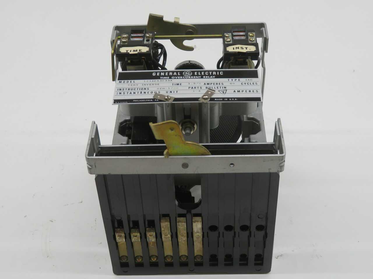 GE 12IAC53B33A TIME OVERCURRENT RELAY T211681 - ELECTRICAL COMPONENTS