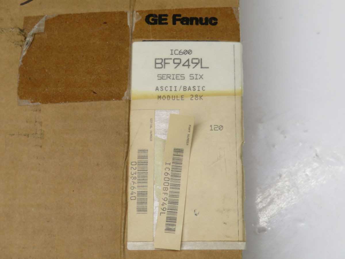 GE IC600 ASCII/BASIC Module T255705 - Reliable Performance for Automation Needs - PLC MODULES