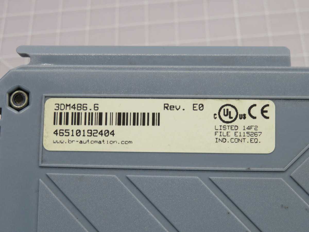 B&R 3DM486.6 PLC MODULE/RACK T218074 - PLC MODULES