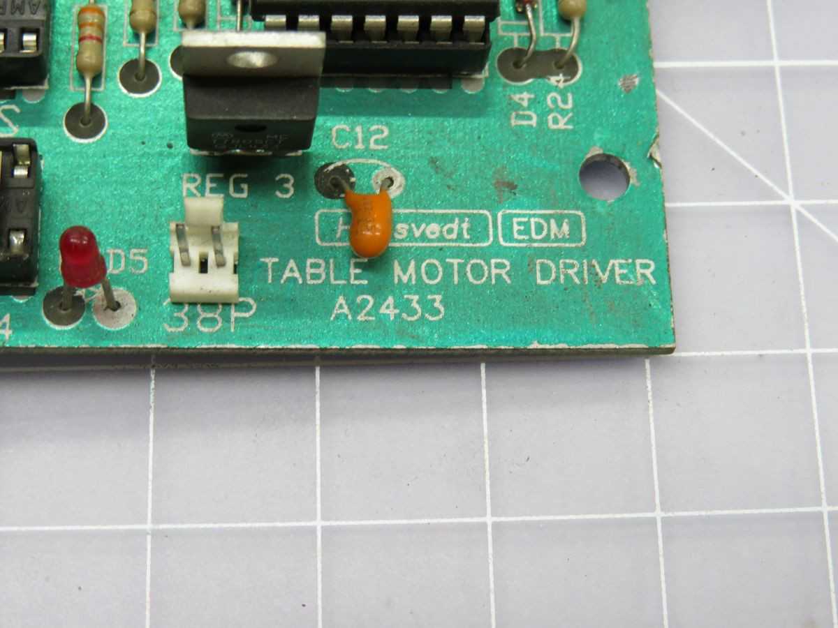 HANSVEDT A2433 TABLE MOTOR DRIVER BOARD T248779 - PCB CIRCUIT BOARDS