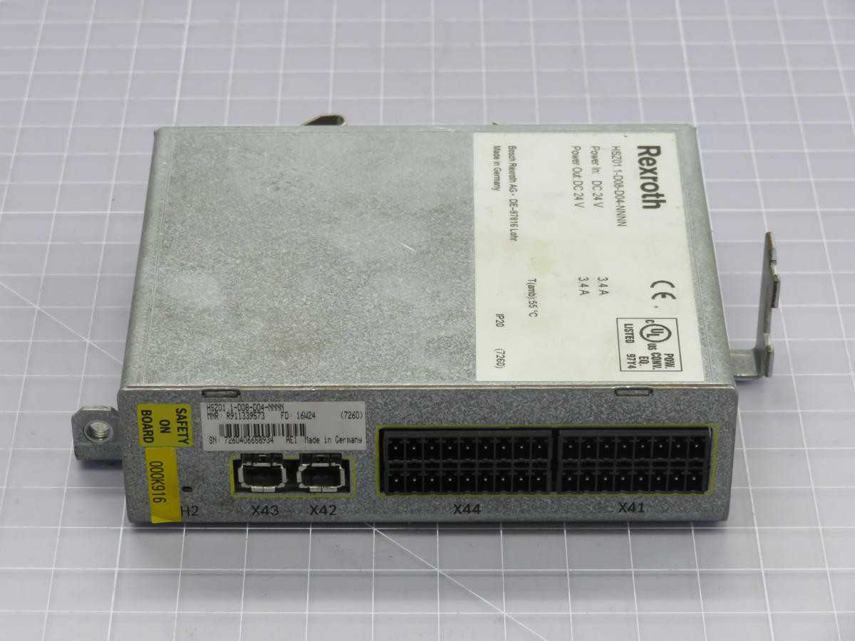 REXROTH HSZ01.1-D08-D04-NNNN POWER SUPPLY MODULE T213418 - PLC MODULES
