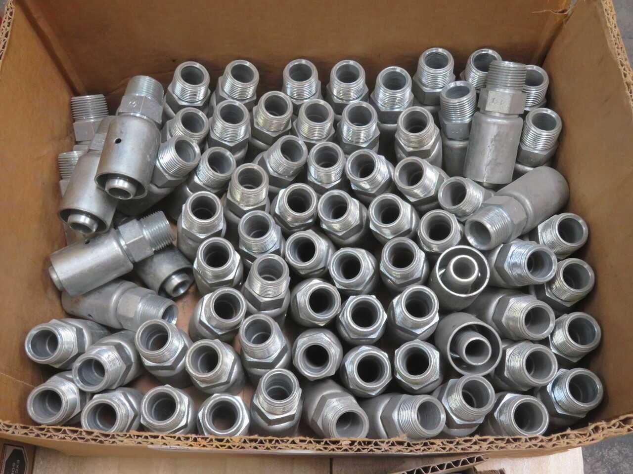 Lot Of 75 Hydraulic Hose Crimp Fittings - High Quality For Reliable Performance - HYDRAULIC HOSE