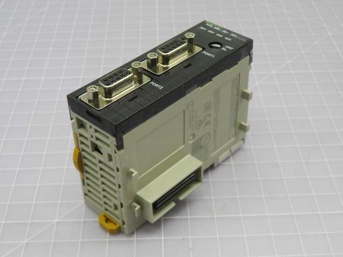 OMRON CS1W-SCU21-V1 SERIAL COMMUNICATIONS UNIT T225021 - PLC MODULES