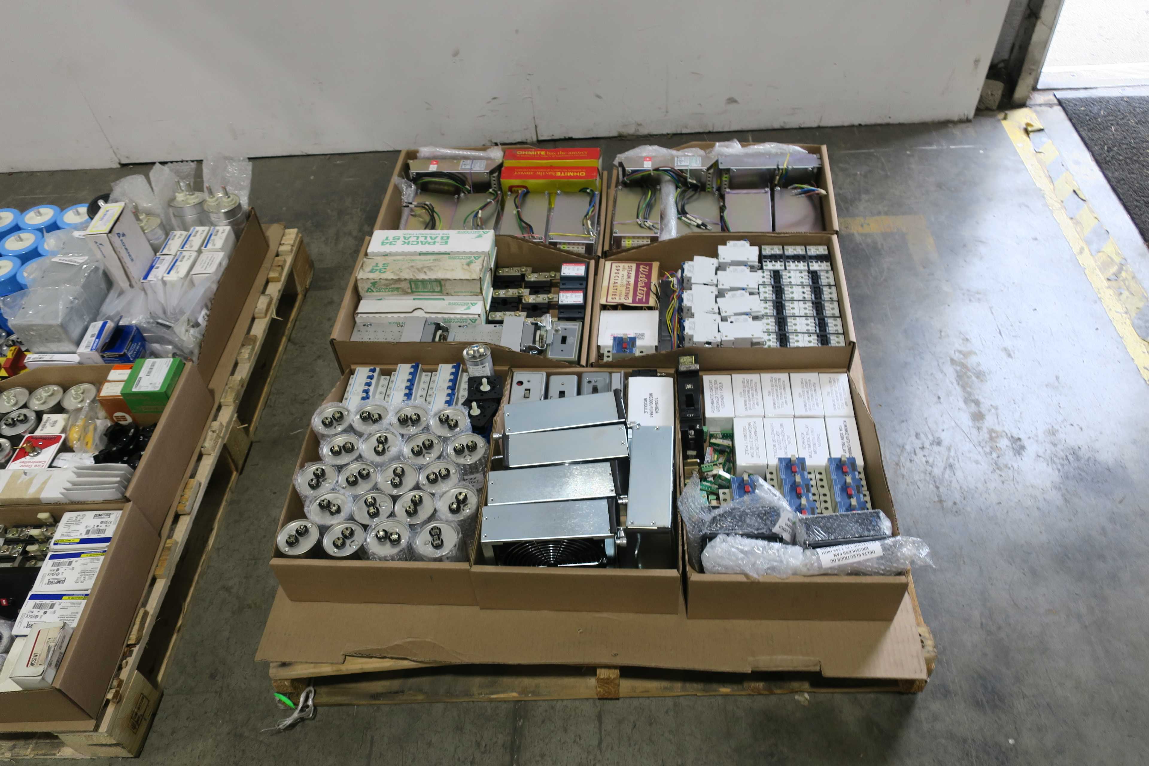 SKU 1784097 - 2 PALLETS OF ASSORTED ELECTRICAL COMPONENTS - ELECTRICAL COMPONENTS