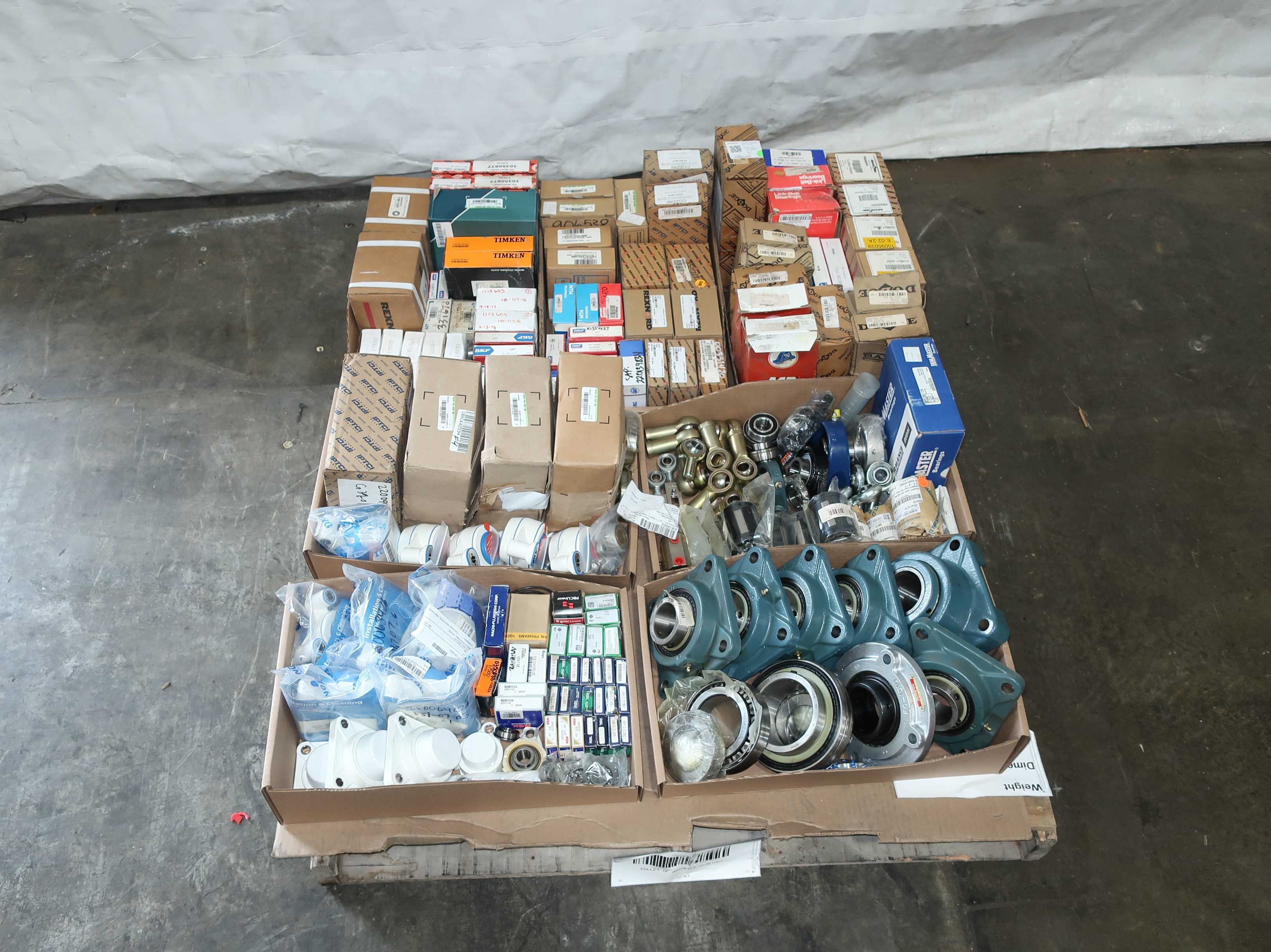 SKU 1775694 -  PALLET OF ASSORTED BEARINGS - BEARINGS
