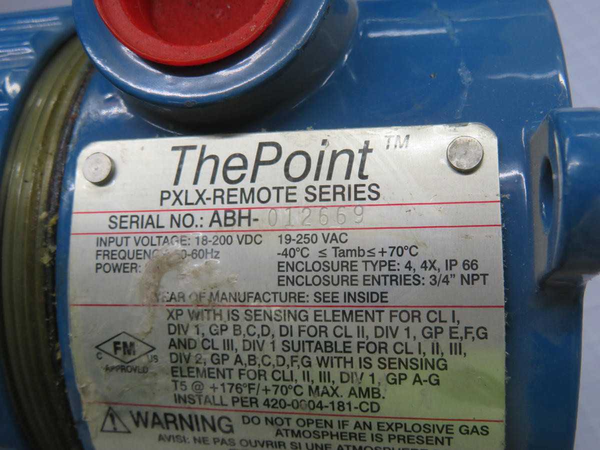 The Point ABH-012669 Continuous Level Transmitter T237325 - LEVEL TRANSMITTER