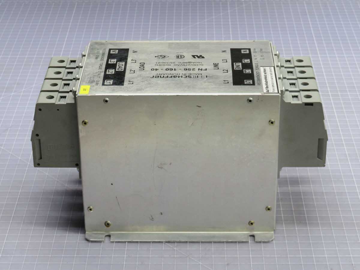 SCHAFFNER FN256-160-40 LINE FILTER T247882 - LINE FILTERS
