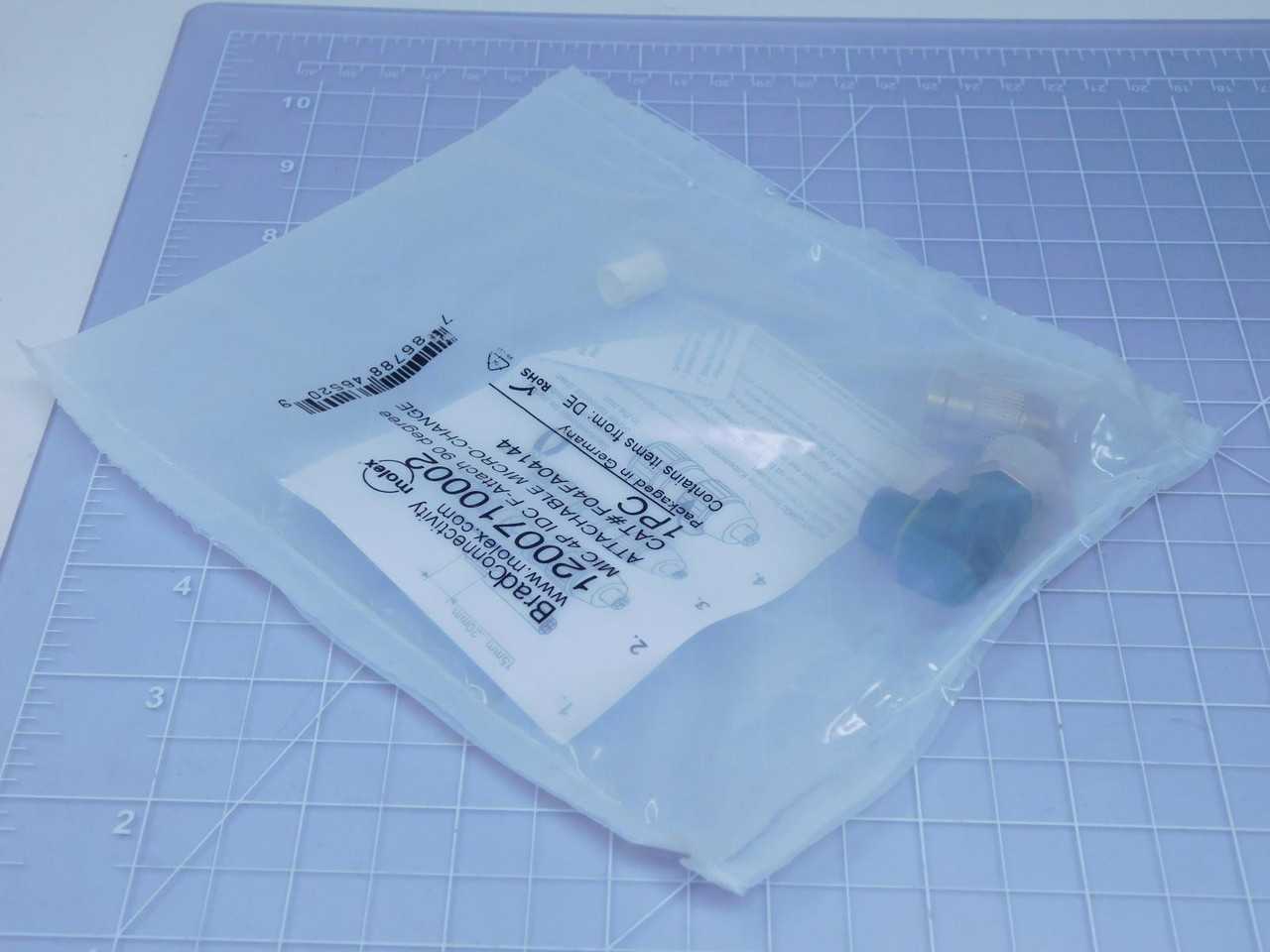LOT OF 80 BRAD CONNECTIVITY F04FA04144 1200710002 ATTACHABLE MICRO CHANGE T138625 - PLUGS & RECEPTACLES
