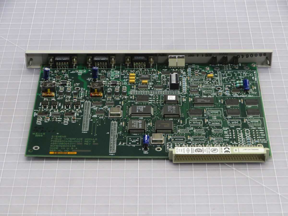 SIEMENS 505-7202 PWB2800436-0001 FIELD INTERFACE MODULE T246450 - INDUSTRIAL PARTS