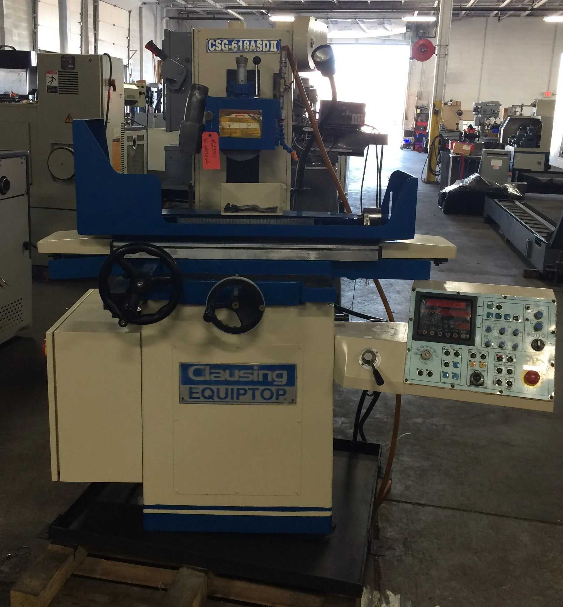 2007 CLAUSING CSG-618ASD II SURFACE GRINDER, 6" X 18" TABLE, 2 HP, 3-AXIS AUTOMATIC - SURFACE GRINDERS