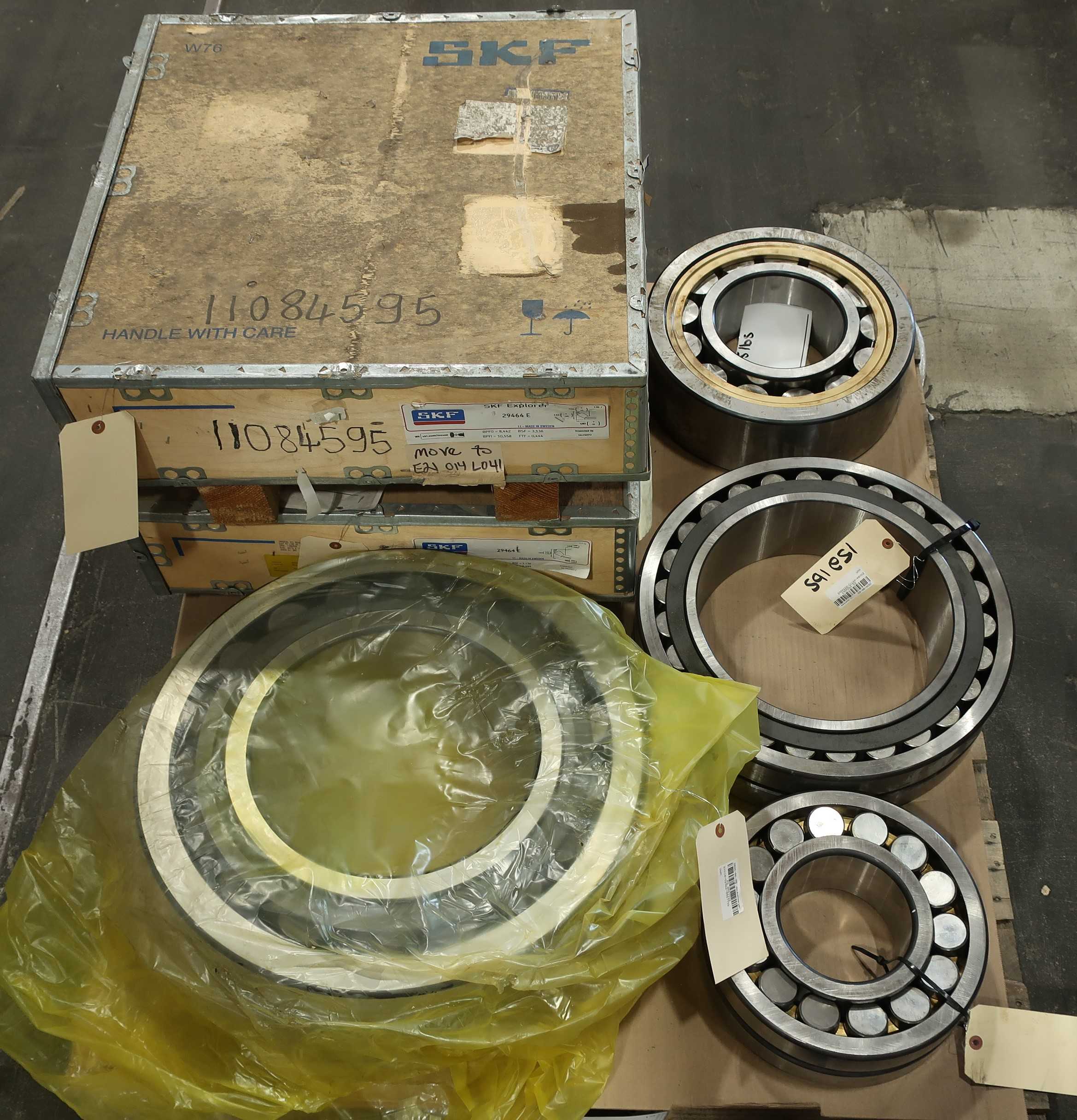 SKU 1772265  - PALLET OF ASSORTED SKF BEARINGS - BEARINGS