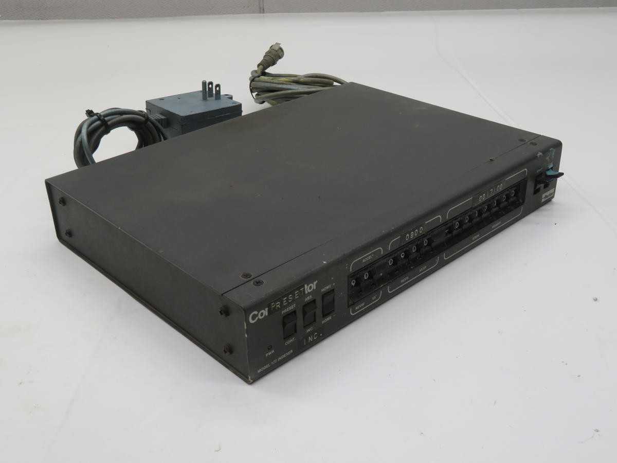 Parker 172 Indexer T232493 - Precision Motion Control Solution - MOTOR DRIVES Parker 172 Indexer T232493 - Precision Motion Control Solution - MOTOR DRIVES