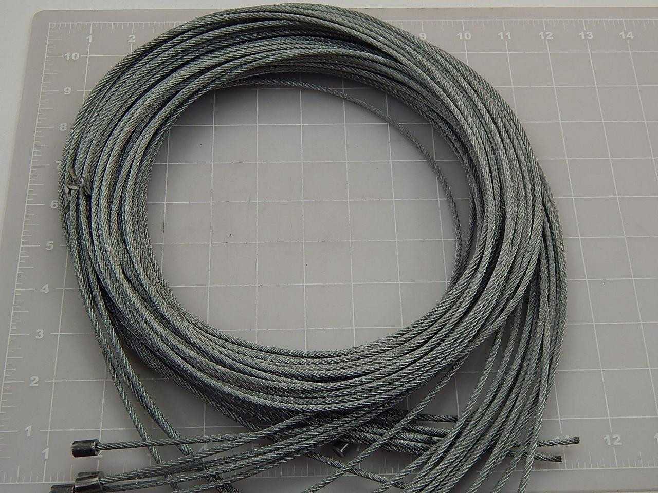 LOT OF 20 1301794786 CABLE W/ SWAGED END FOR E BALANCER T87449 - MULTIPLE CONDUCTOR CABLE