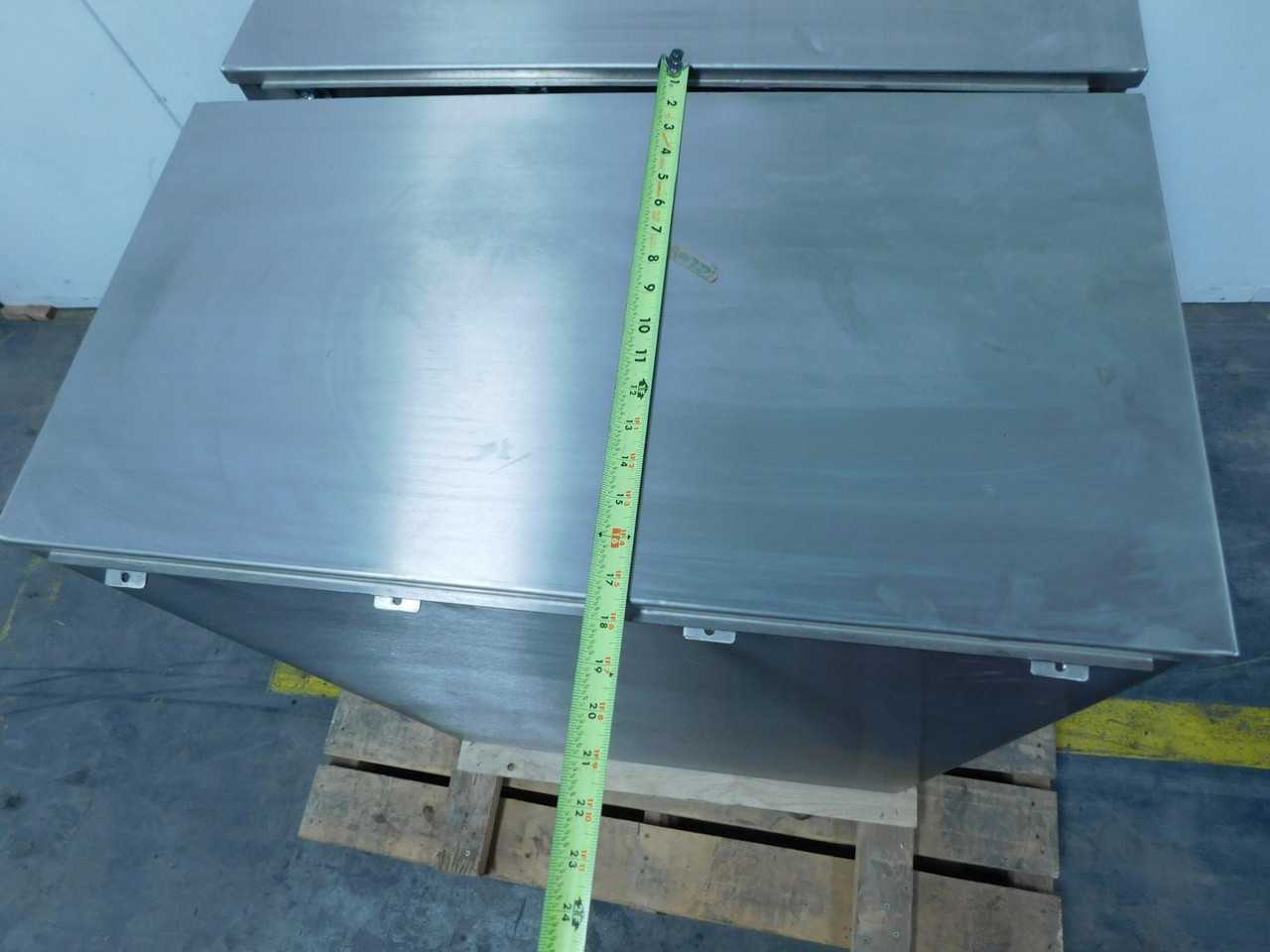 Cooper 301640-4XSS6LC Large Stainless Steel Control Equipment Enclosure Type 4 For 75 kVA Units - ELECTRICAL ENCLOSURES