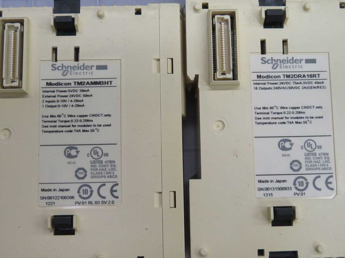 SCHNEIDER TM2DRA16RT I/O EXPANSION MODULE T259587 - PLC MODULES
