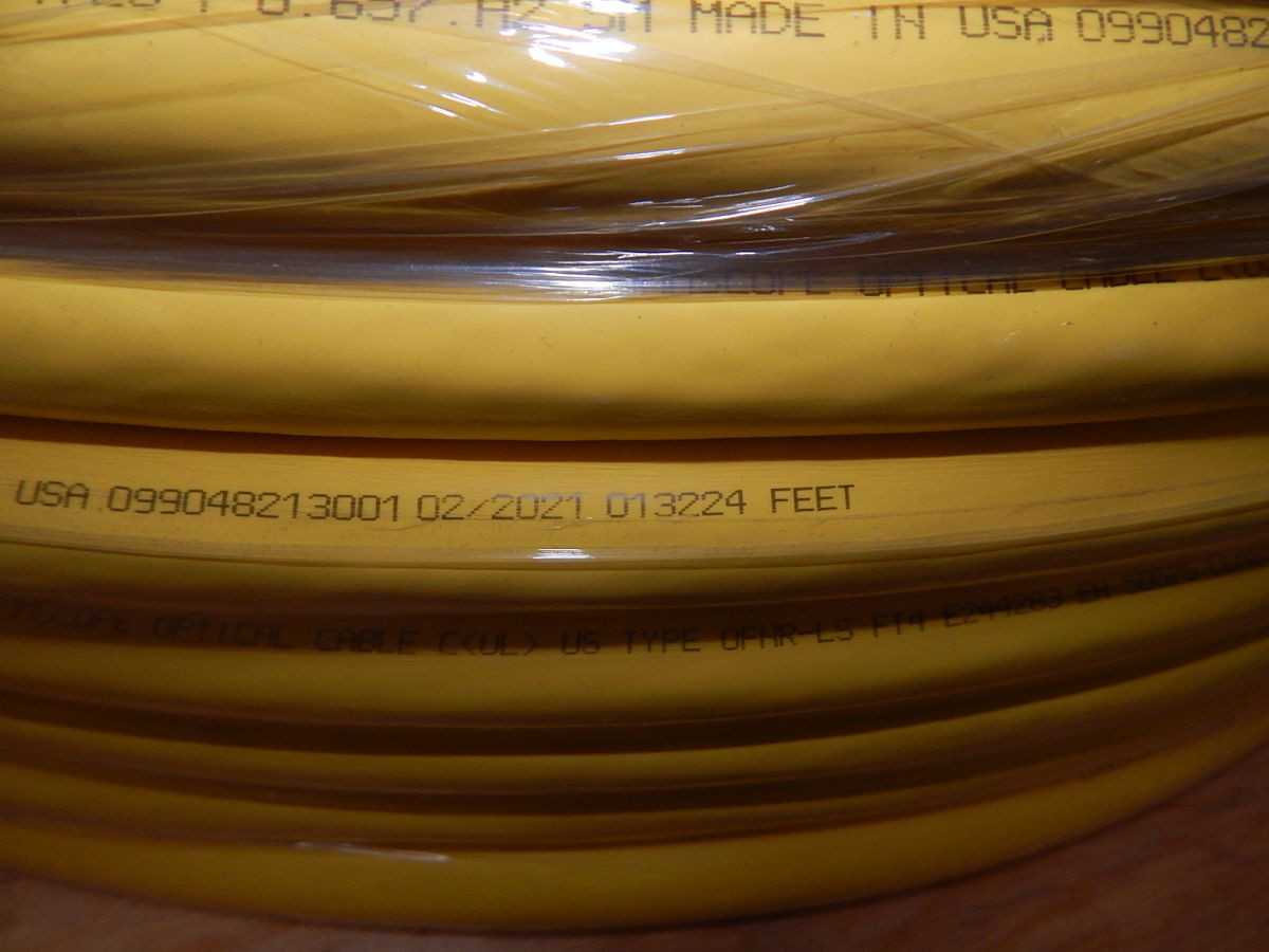 COMMSCOPE GPPC1728-LCMXL060, FIBER OPTICAL ASSY. 1728 FIBER, SINGLE MODE, 60 METER M5184 - FIBER OPTIC CABLE