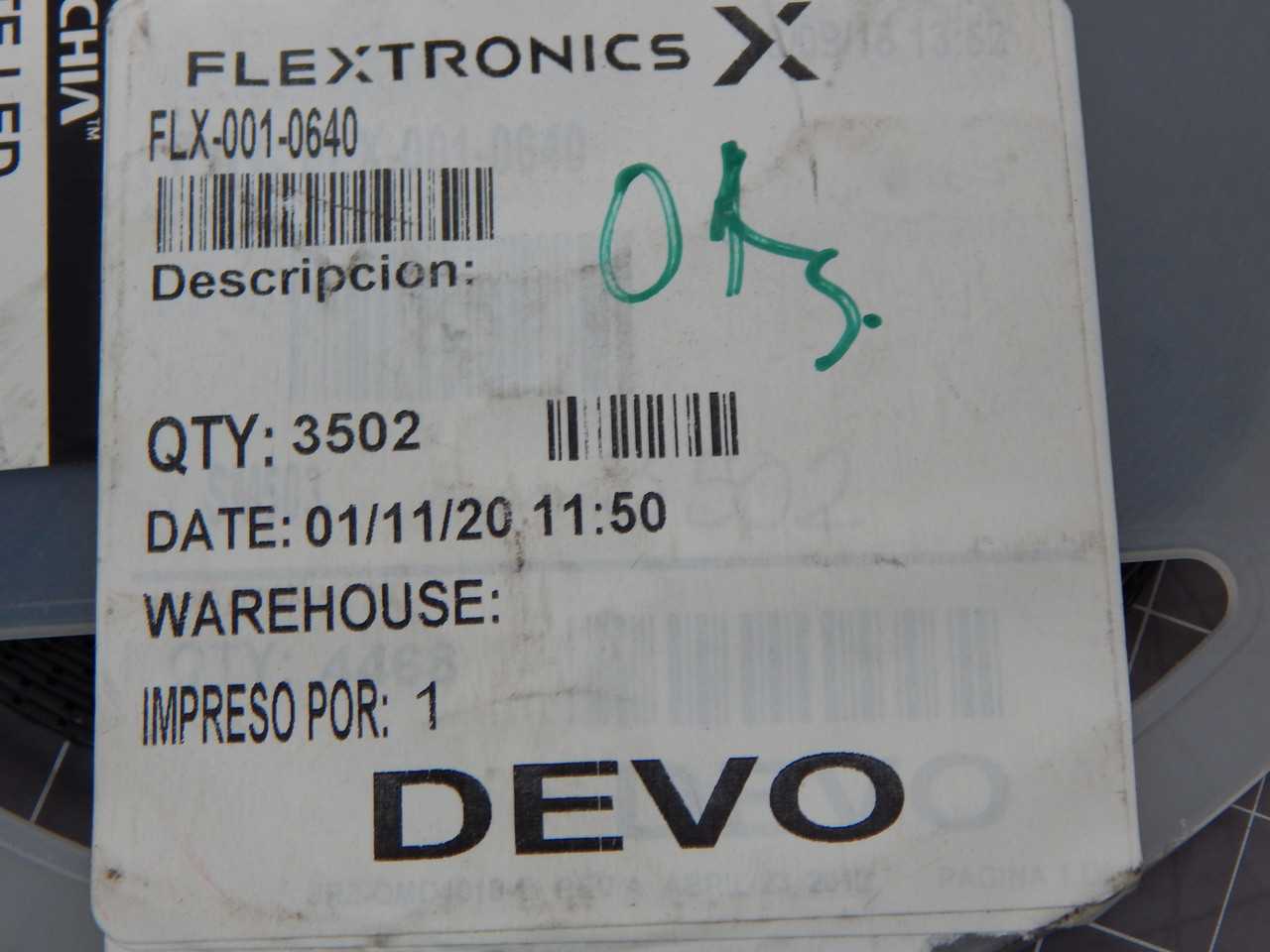 LOT OF 3500 FLEXTRONICS NF2W757GT-V1F1 WHITE LEDS M1874 - LIGHTING