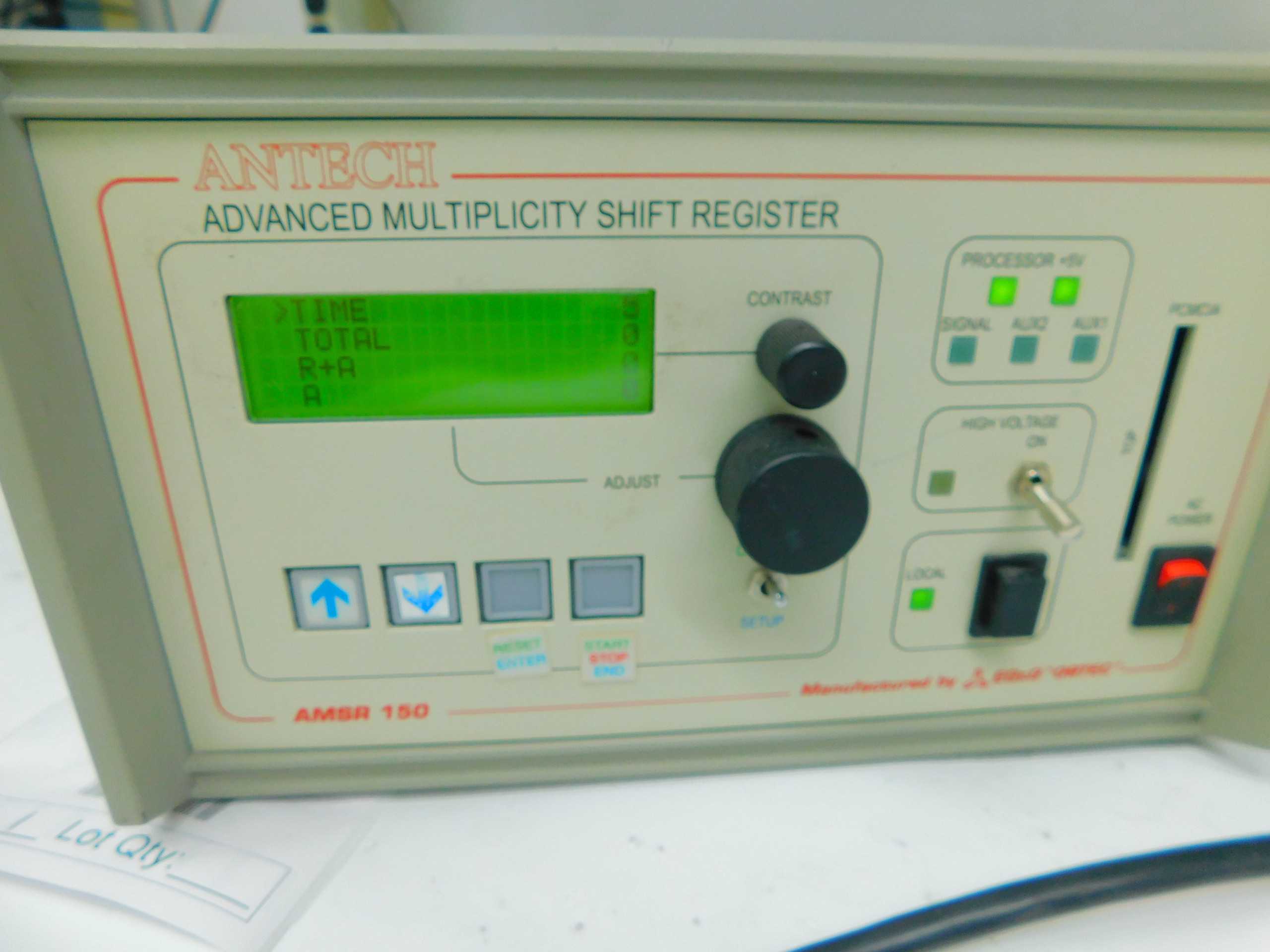 ANTECH EG&G ORTEC AMSR 150 ADVANCE MULTIPLICITY SHIFT REGISTER - MATERIAL TESTING