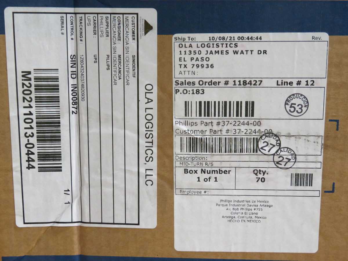 Lot Of 70 Philips 37-2244-00 Cable Assembly T252775 - CORDSET CABLES