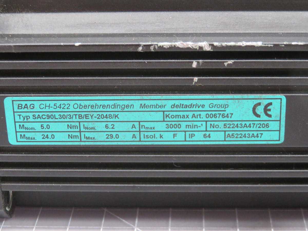 Delta CH-5422 Servo Motor T206590 - High Performance Precision Control - HEATING ELEMENTS