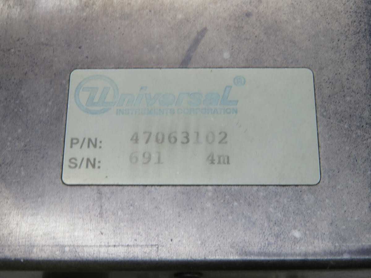 UNIVERSAL INSTRUMENT 47063102 MIL UL CAMERA T237393 - INDUSTRIAL PARTS