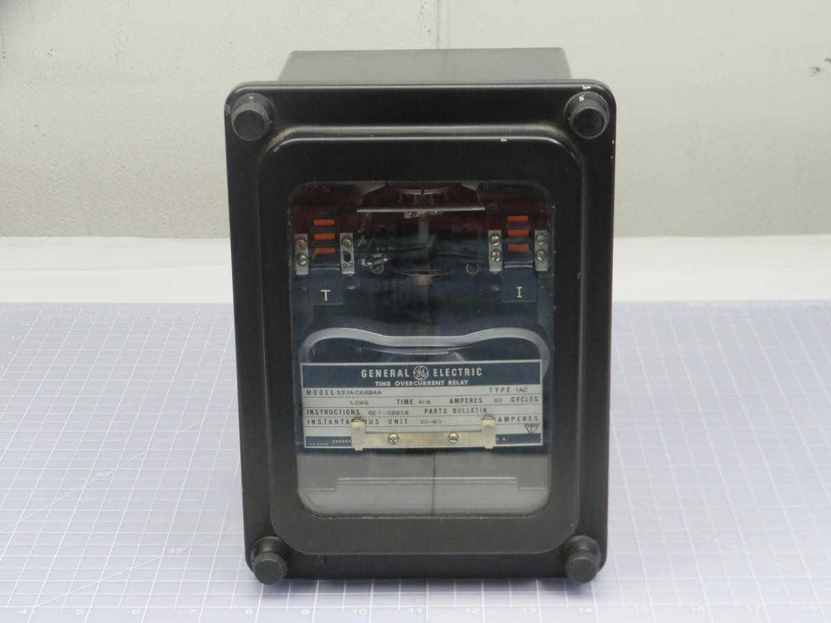 GE 12IAC66B4A TIME OVERCURRENT RELAY T201379 - ELECTRICAL COMPONENTS