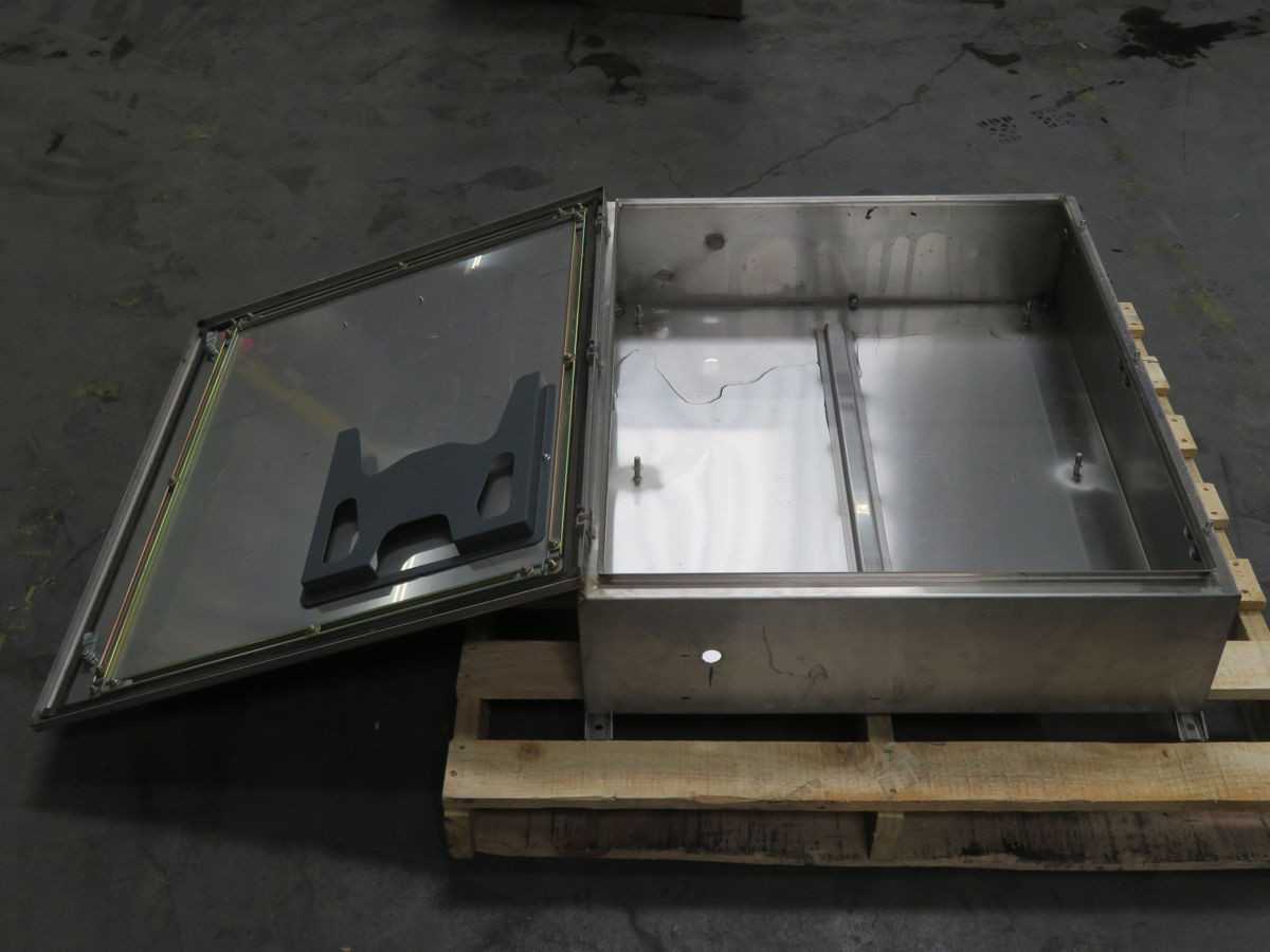 Hoffman A-160 Stainless Steel Industrial Control Panel Enclosure T254009 - ELECTRICAL ENCLOSURES