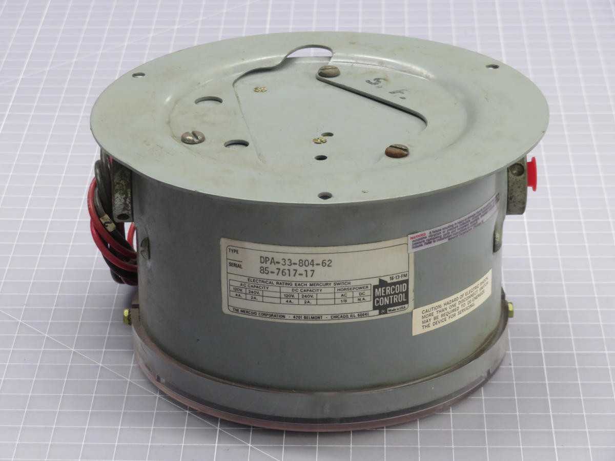 MERCOID DPA-33-804-62 PRESSURE SWITCH
T222211 - SWITCHES