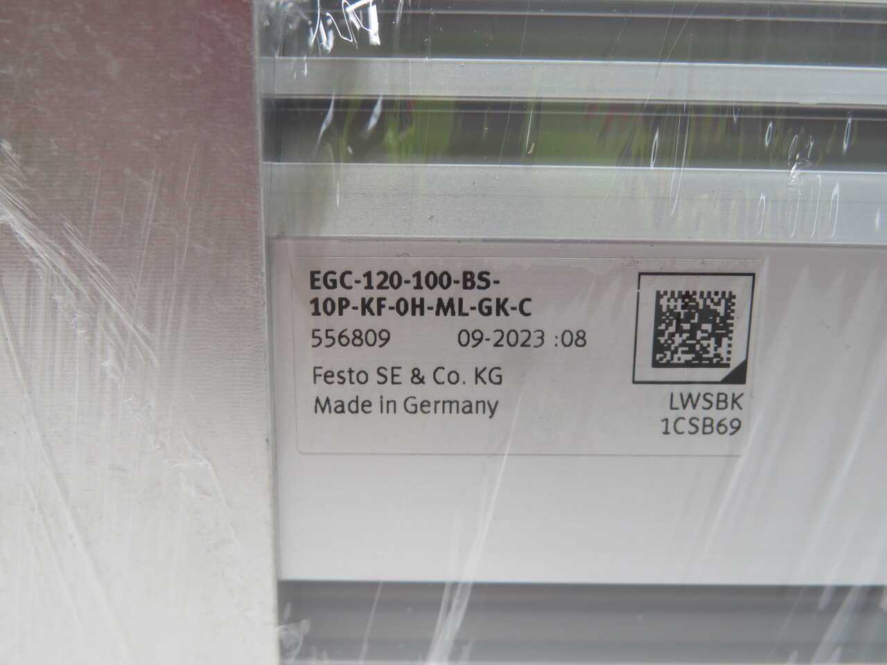 FESTO EGC-120-100-BS-10P-KF-0H-ML-GK-C 556809 LINEAR ACTUATOR T272372 - ACTUATOR