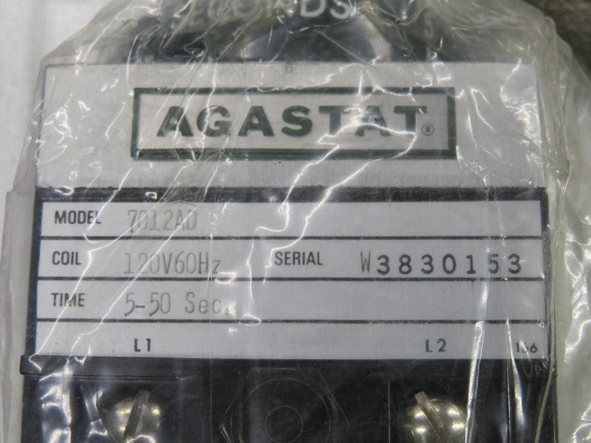Agastat 7012AD Time Delay Relays T212037 - Reliable Control Solution - TIME DELAY RELAY