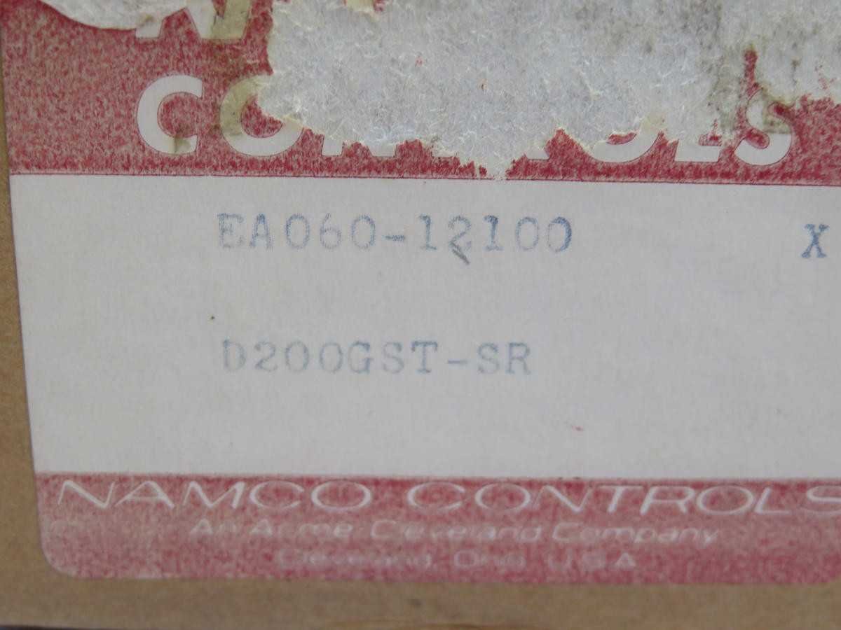 Namco EA060-12100 Limit Switch T240528 - Reliable Controls for Your Equipment - SWITCHES