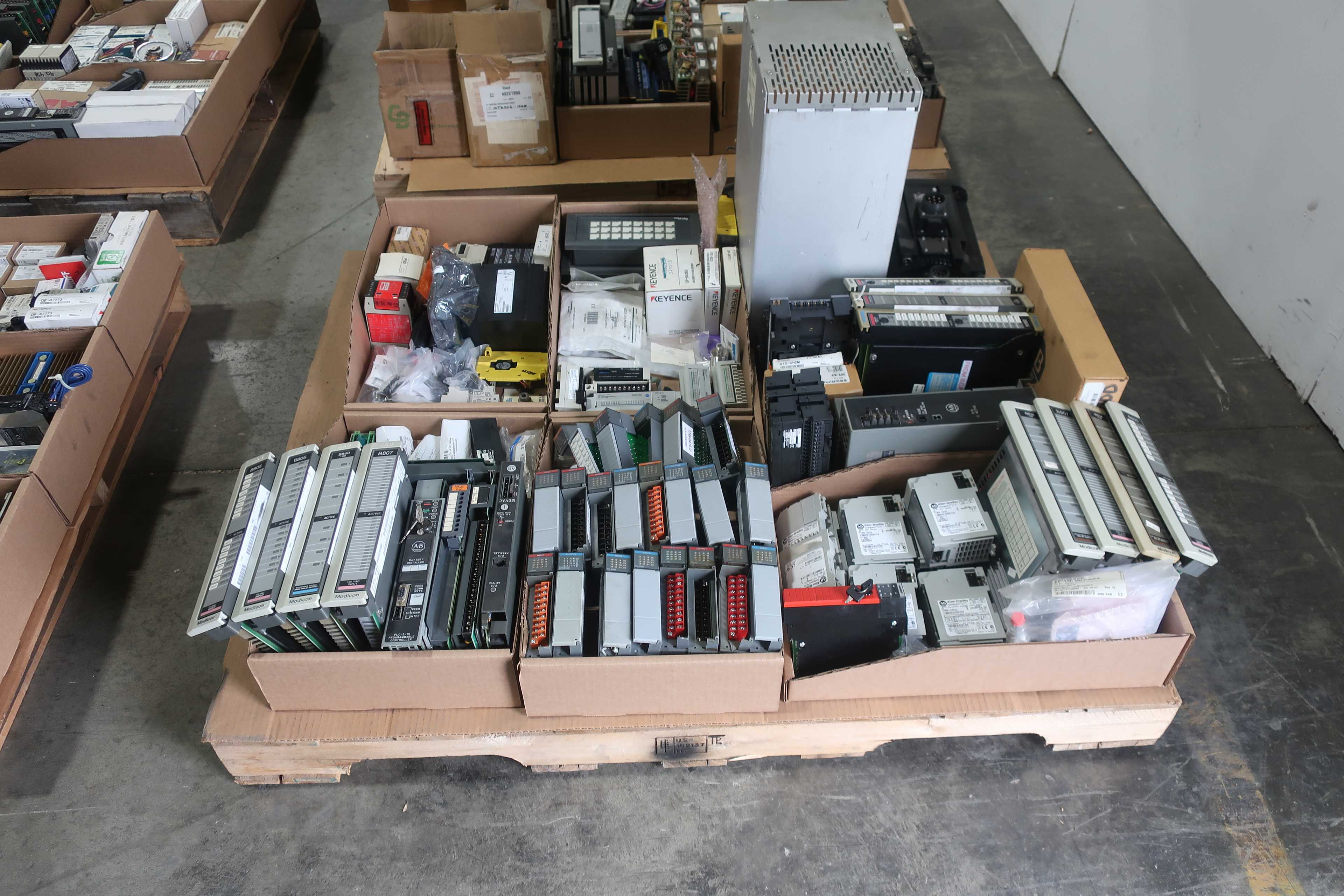 SKU 1764951 - 4 PALLETS OF ASSORTED AUTOMATION - AUTOMATION & CONTROLS