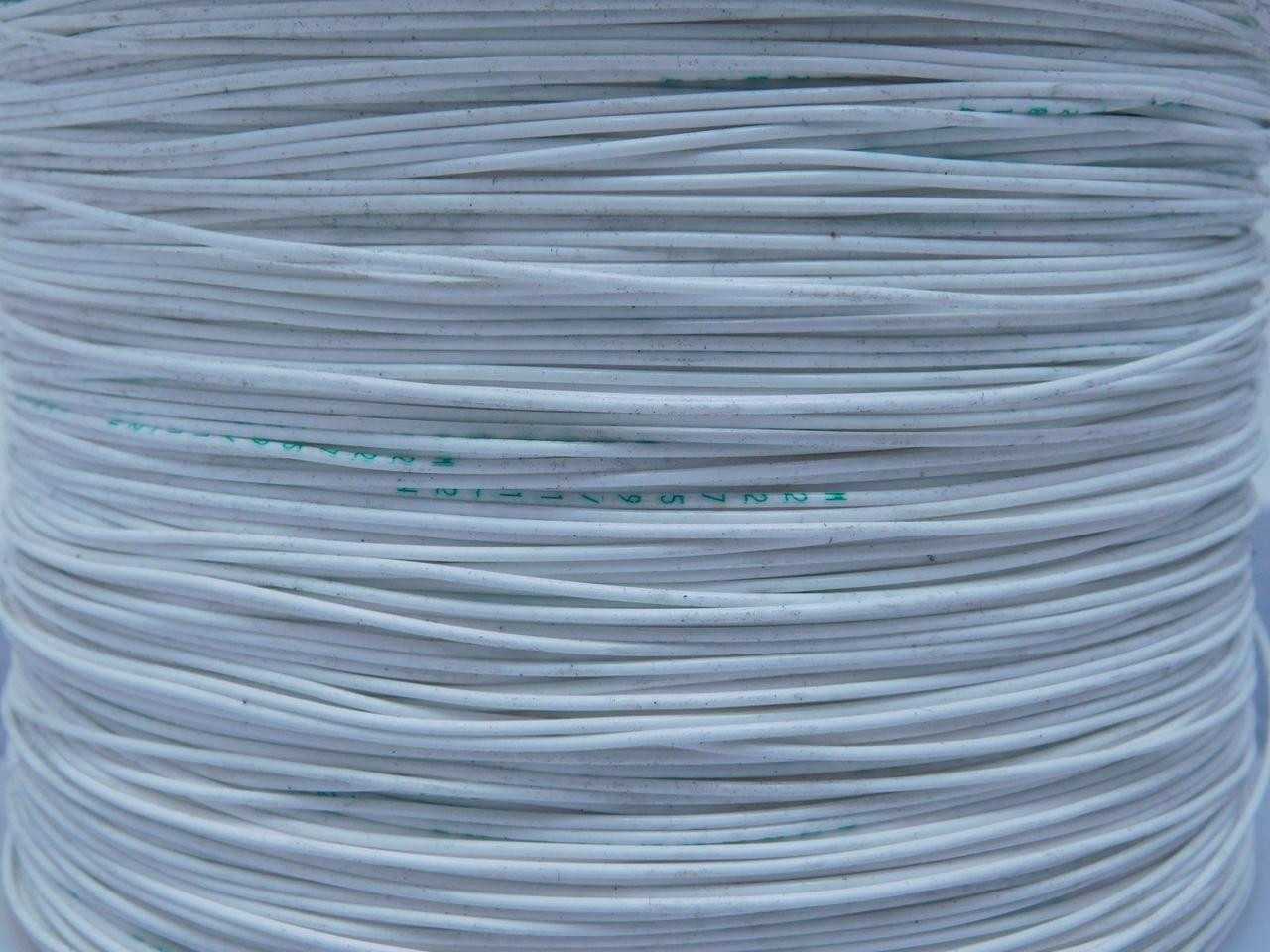Lot Of 3000 Ft Sonic A6PZ-60024P White Hook-Up Wire 24 Ga MIL-W-222759/11 - ELECTRICAL WIRE