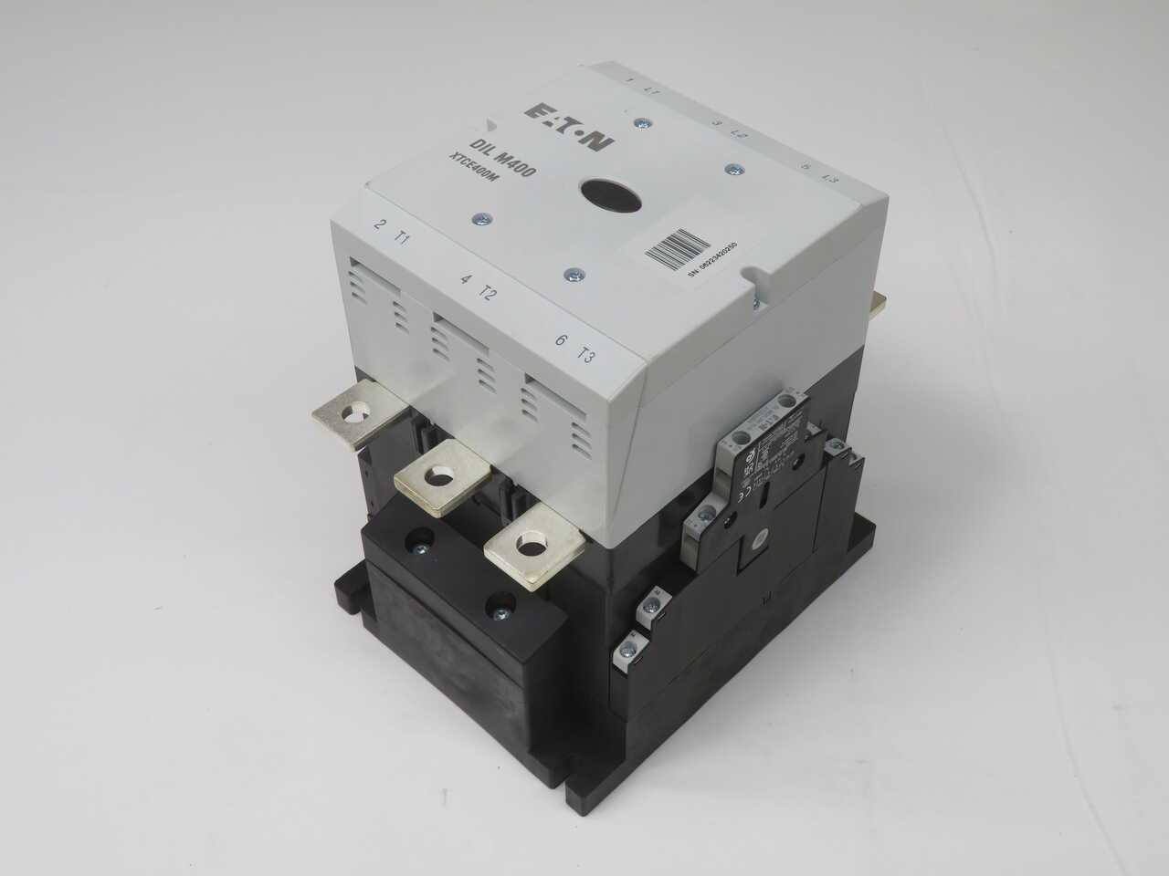 EATON DILM400/22(RAC500) 400A DIN-RAIL CONTACTOR WITH WIDE-RANGE AC COIL - CONTACTORS