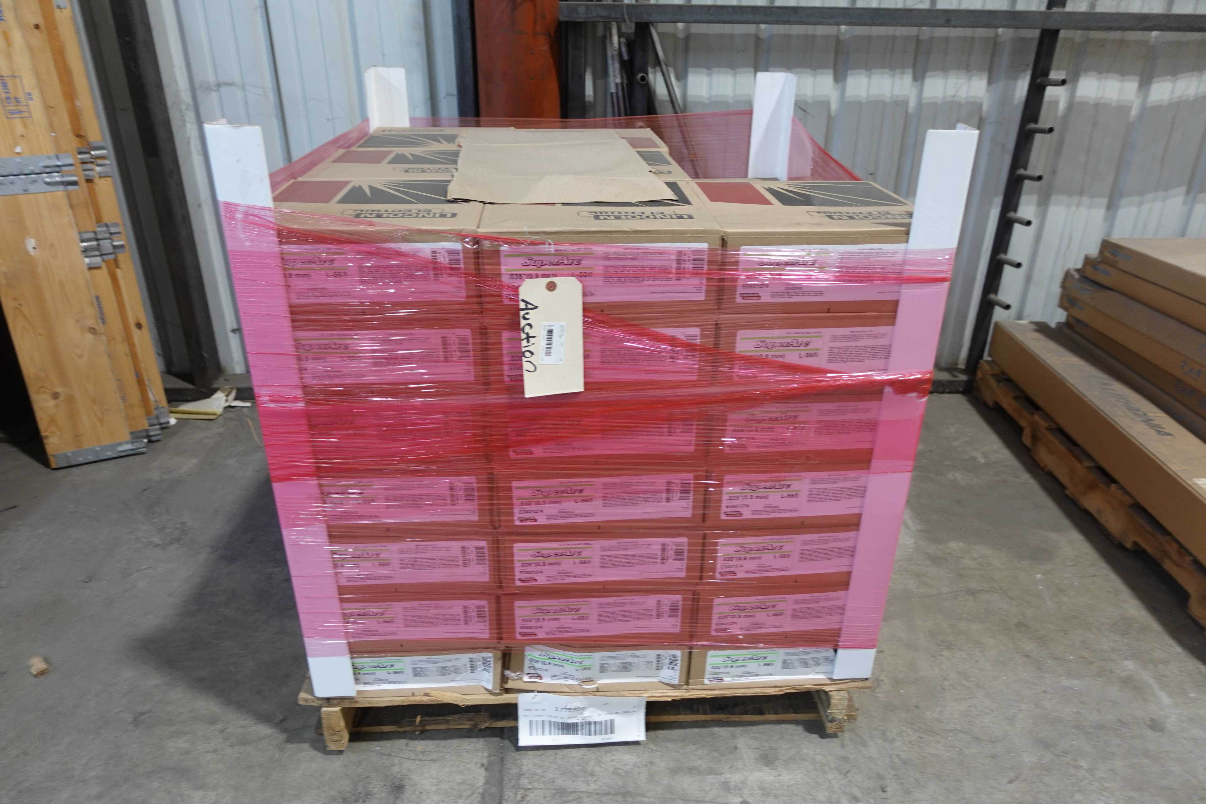SKU 1775958 - PALLET OF LINCOLN ELECTRIC .35" SUPER ARC ED021274 L-56 WELDING WIRE - WELDING EQUIPMENT