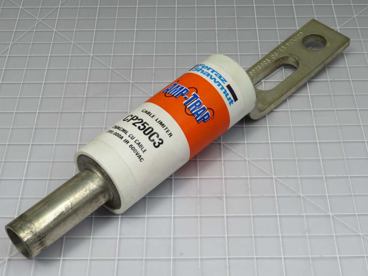 FERRAZ SHAWMUT CP250C3 AMP-TRAP 250KCMIL CU CABLE 200000A IR 600VAC T192324 - FUSES